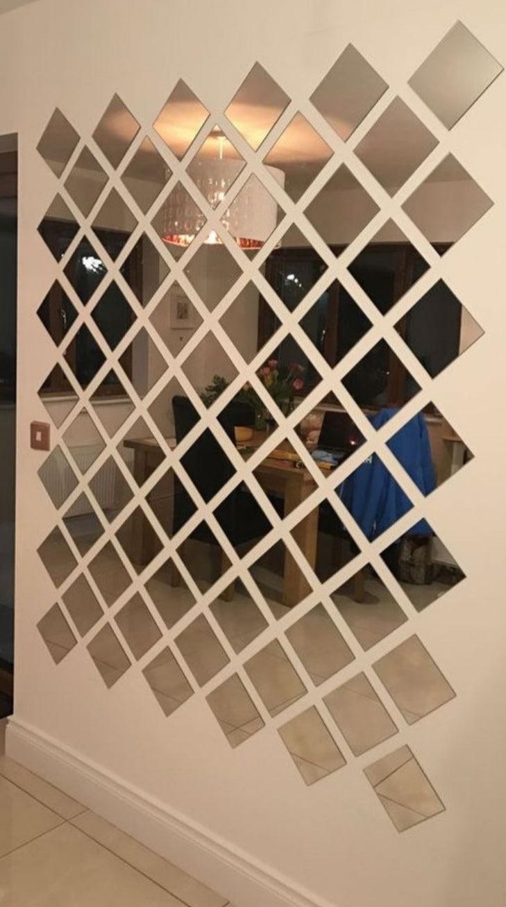 ✨Espejos Decorativos 🙌Forma cuadrada 40 Piezas✨