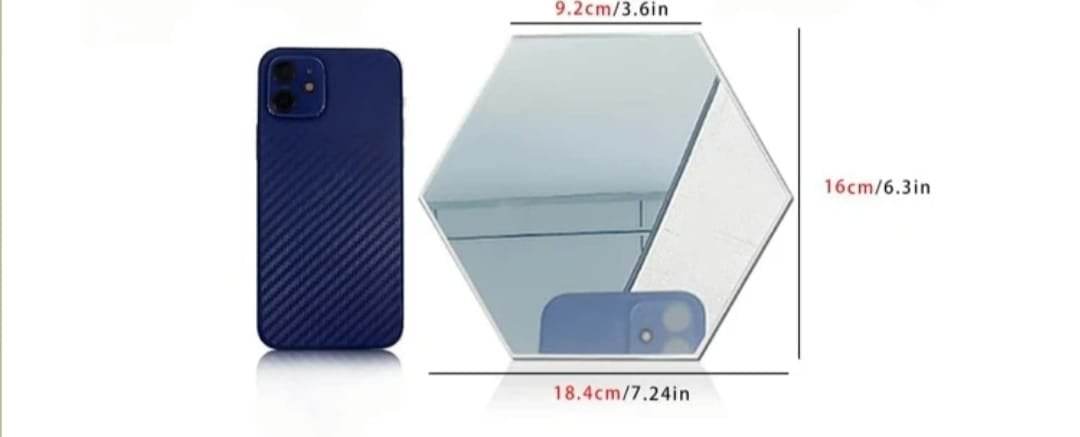 💥Espejos Decorativos hexagonales 30  piezas 💥Adhesivo💥