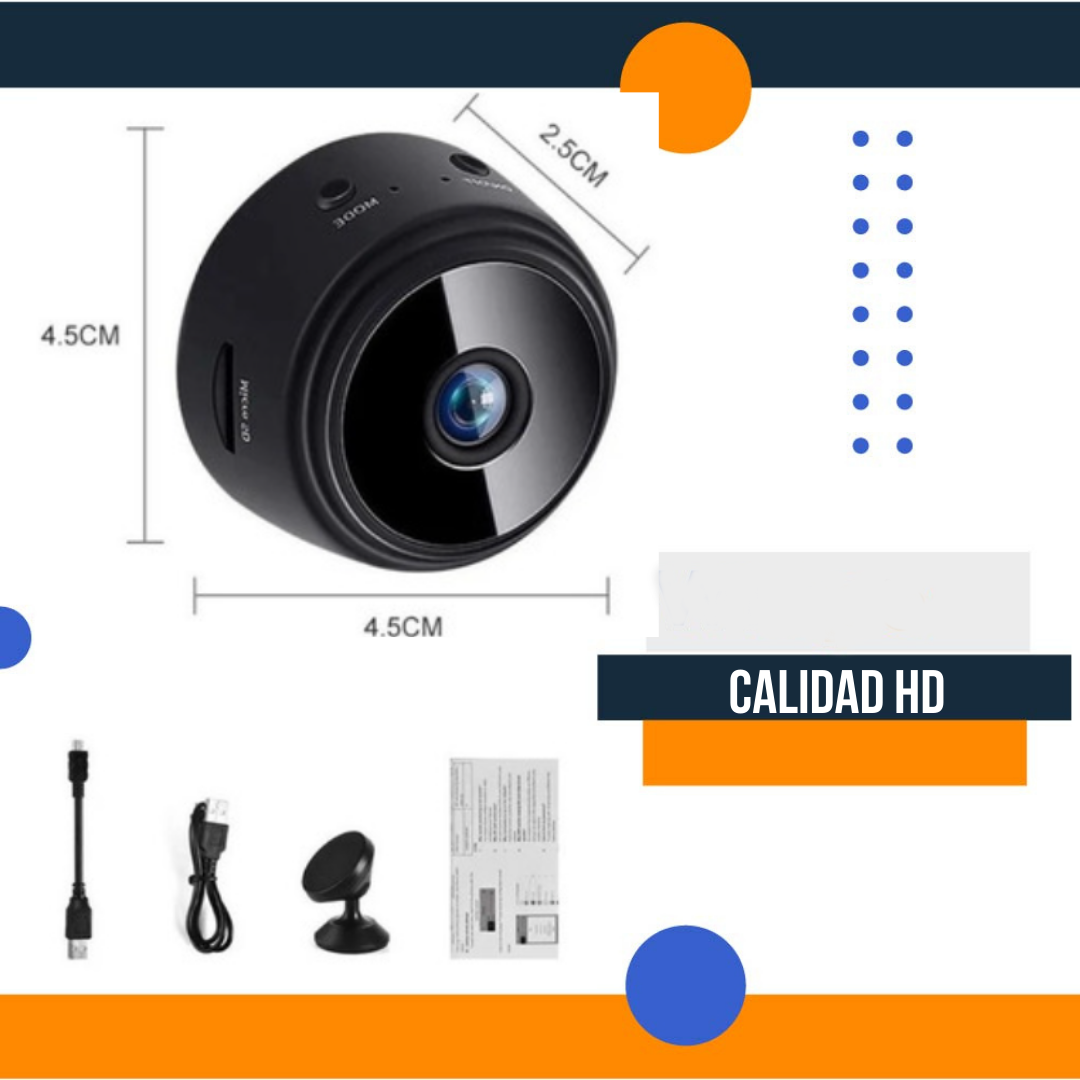 Mini cámara de vídeos HD A9📸WIFI✨ Inalámbrica🙌