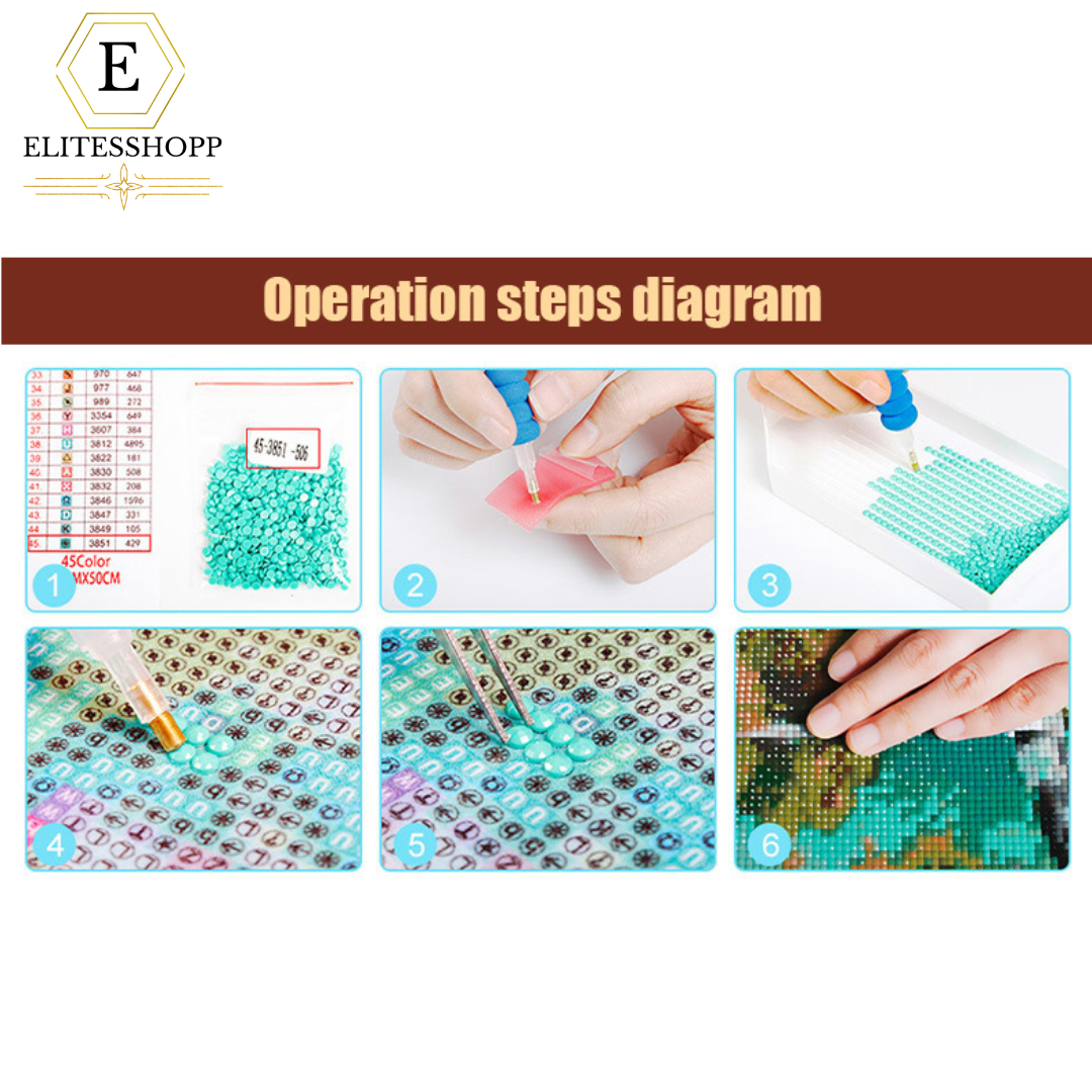 💥Paisaje 5D Kits💥Nueva Pintura De Diamantes💎