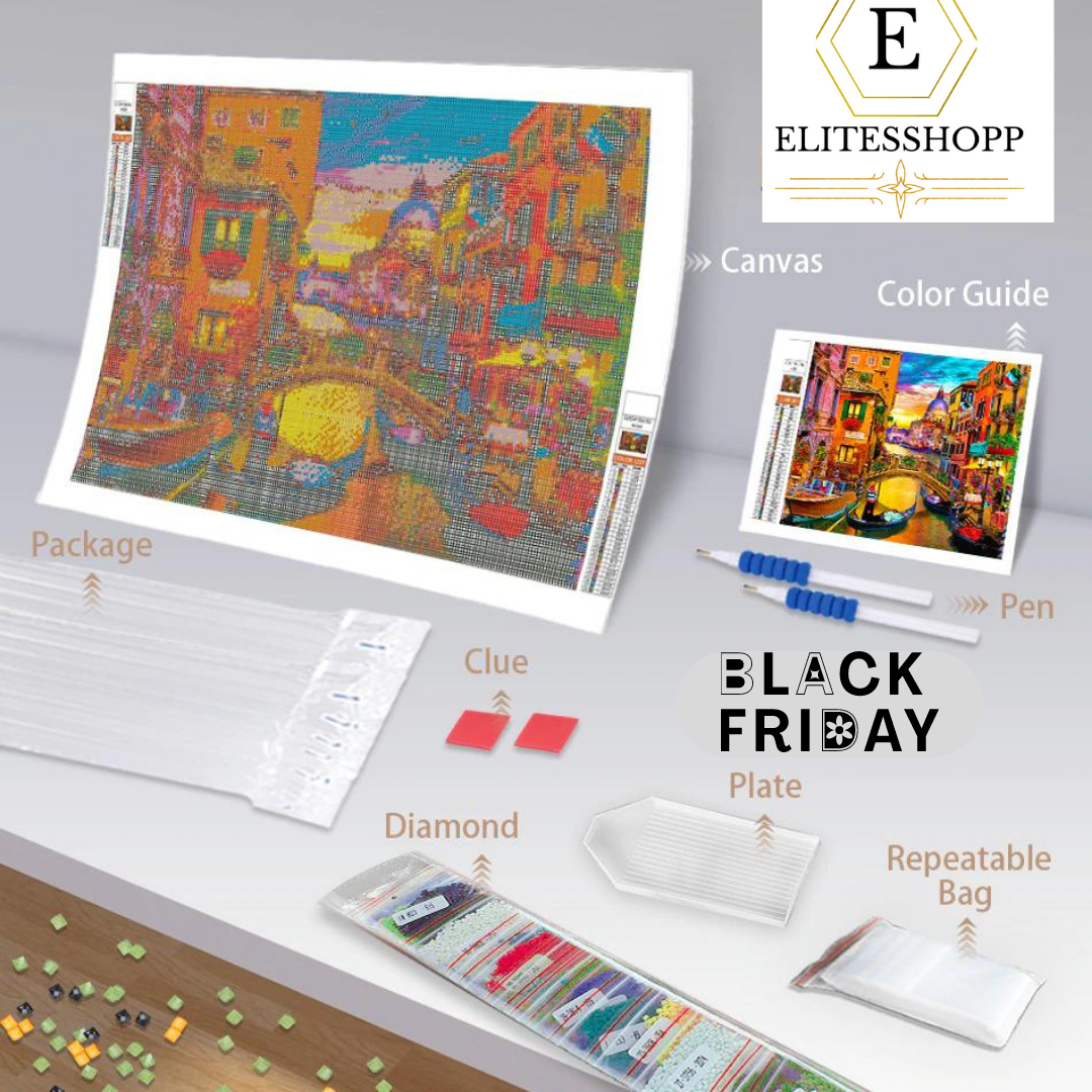 💥Paisaje 5D Kits💥Nueva Pintura De Diamantes💎