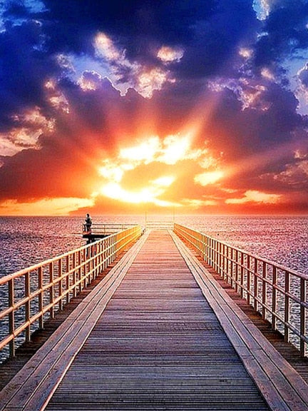 💥Paisaje 5D Kits💥Nueva Pintura De Diamantes💎