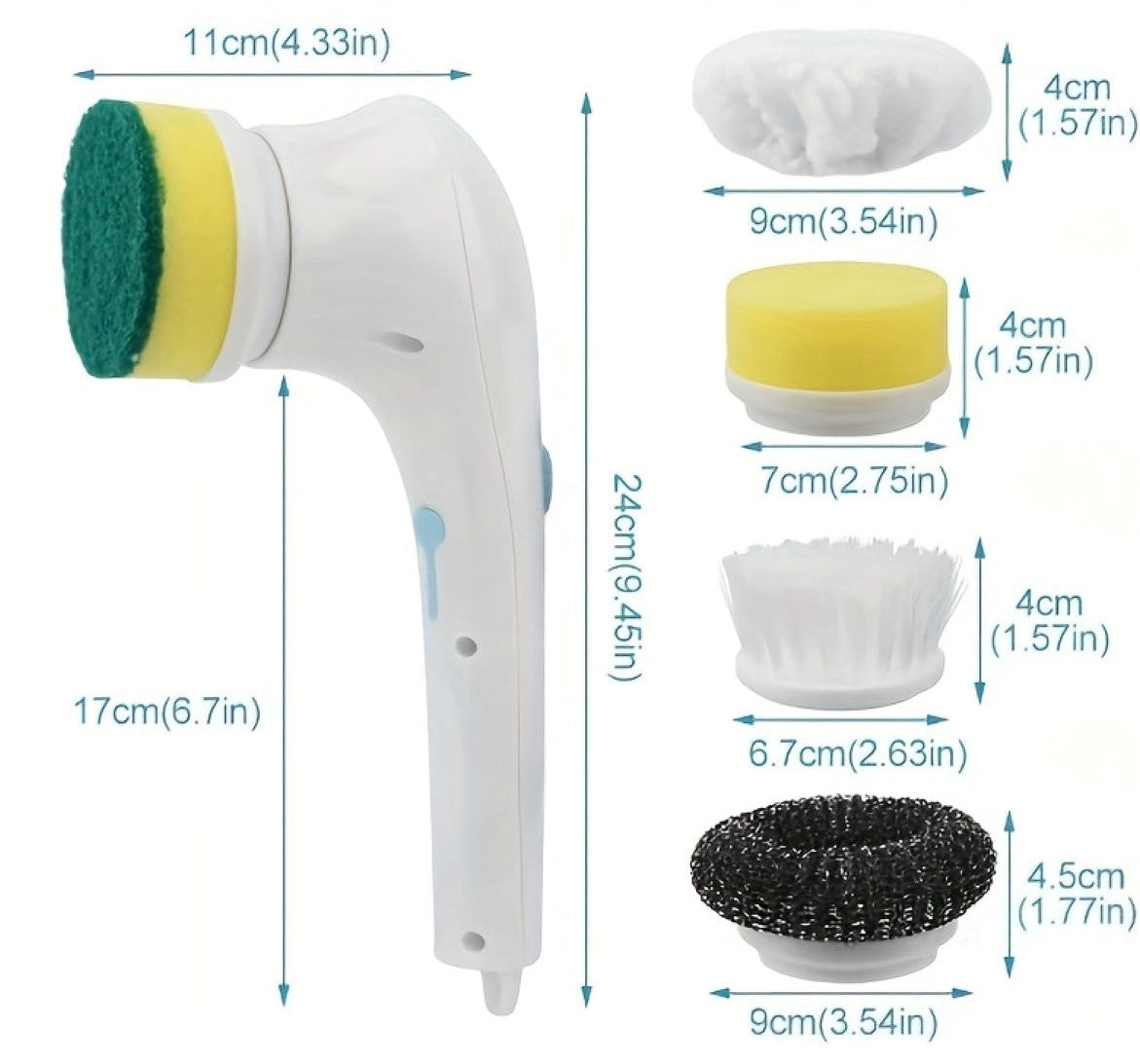 ⭐Cepillo de Limpieza Eléctrico  Limpia-Todo  (OFERTA)⭐